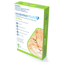 Revolution PLUS for Large Cats 5-10kg - 6 Pack - Green