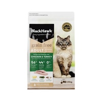 Black Hawk Grain Free Feline Adult Cat - Chicken & Turkey - 2.5g