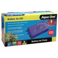 Aqua One Battery Air 250 Portable Air Pump - 150L/H