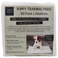 Zeez Puppy Training Pads - 60cm x 60cm - 100 Pack