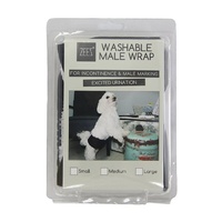 Zeez Washable Male Dog Wrap - Medium (Waist 35-53cm)
