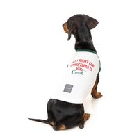 FuzzYard All I Want For Christmas Is Food Dog T-Shirt