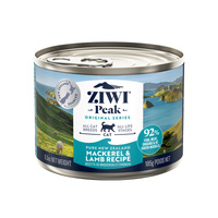 Ziwi Peak Canned Cat Wet Food - Mackerel & Lamb
