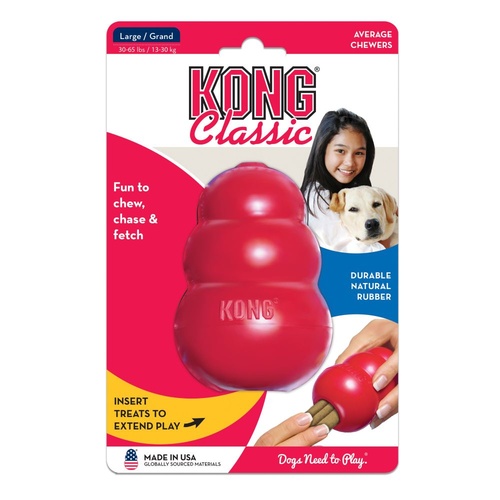 Kong Classic Red Dog Toy - Large