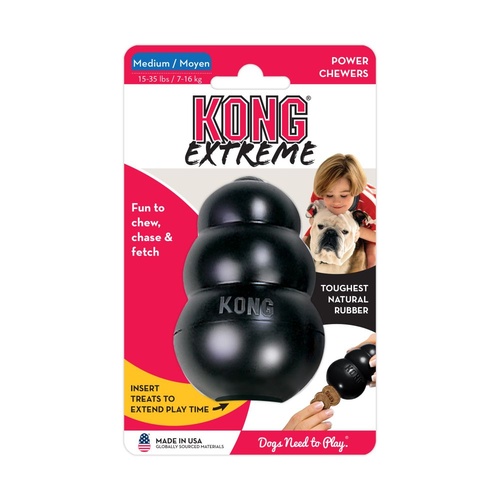 Kong Extreme Black Dog Toy - Medium