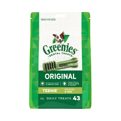 Greenies Original Dog Treats - Teenie - 340g (43 Pack)