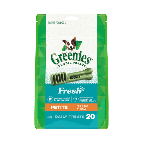 Greenies Freshmint Dog Treats - Petite - 340g (20 Pack)