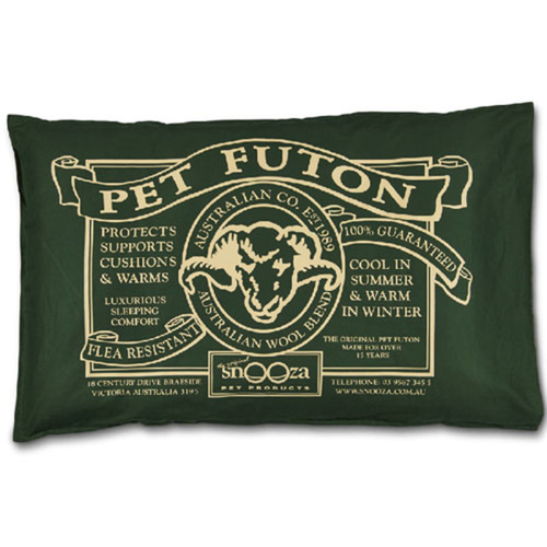Snooza Futon Dog Bed Original - Green (80cm x 53cm)