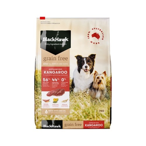 Black Hawk Grain Free Adult Dog - Kangaroo - 7kg