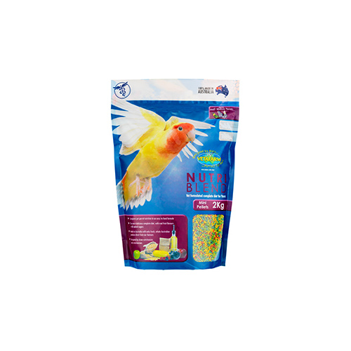 Vetafarm Nutriblend Parrot Pellets - Mini - 2kg
