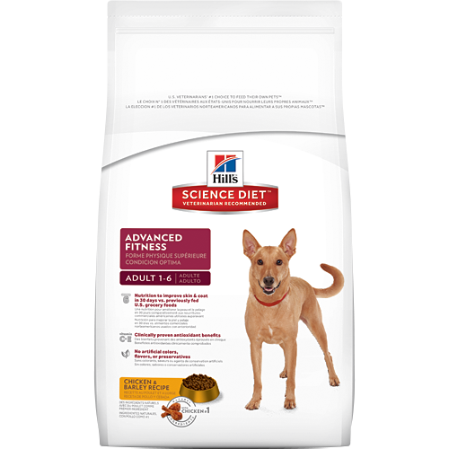 Hill's Science Diet Canine Adult Dog Advanced Fitness Dry Kibble Bag