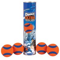 Chuckit Ultra Ball - Medium (6cm) - 4 Pack (Canister)