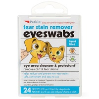 Petkin Pet Eye & Tear Swabs - 24 Pack