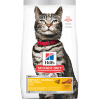 Hill's Science Diet Adult Cat Urinary Hairball - 1.58kg