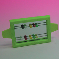Clip On Mirror with Beads for Birds