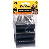 Pet One Dog Waste Bags - 6 Pack
