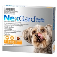 Nexgard for dogs 2-4 kgs - Orange - 6 Pack