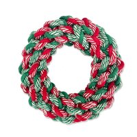 Prestige Christmas Wreath Rope Dog Toy - Small (15cm)