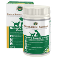 Nature's Organic Calcium for Pets - 200g - Natural Animal Solutions