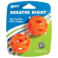 ChuckIt Breathe Right Fetch Dog Ball - 2 Pack