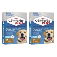 Comfortis PLUS Dogs 27.1-54 kgs - 12 Pack - Brown