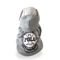 POLO Fleece Grey Hoodie for Dogs