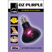 URS OZ Purple Night Heat & Light Globe