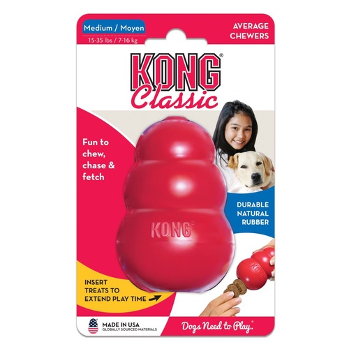 Kong Classic Red Dog Toy - Medium