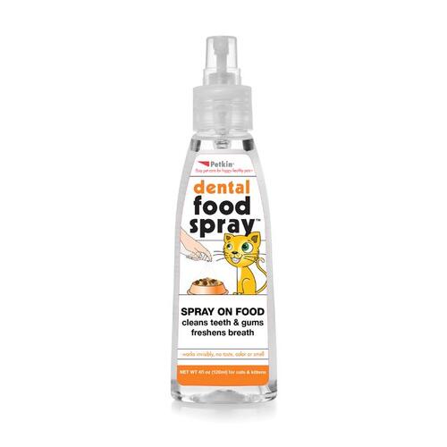 Petkin Dental Food & Chew Toy Spray for Dogs & Cats - 120ml