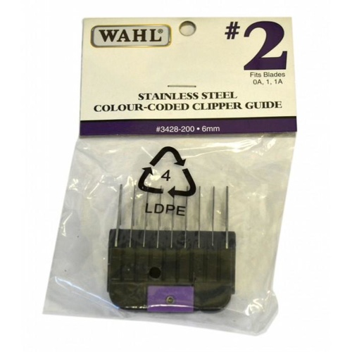 WAHL Stainless Steel Clipper Guide (#2 - 6mm) for KM-2