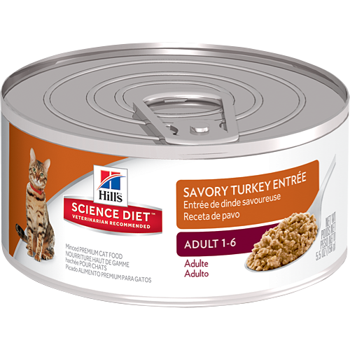 Hill's Science Diet Feline Adult Savory Turkey Entree - 156g