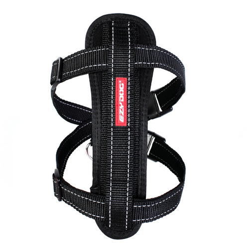 Ezydog Chest Plate Harness - Medium (45-73cm) - Black