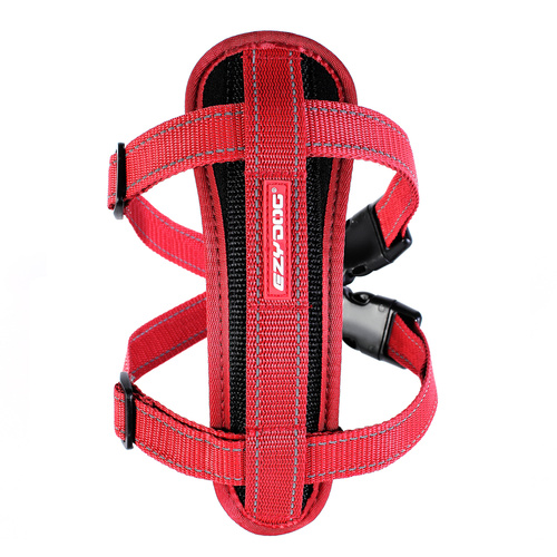 Ezydog Chest Plate Harness - Small (37-60cm) - Red