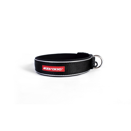 Ezydog Neo Classic Dog Collar - Small (34-38cm) - Black