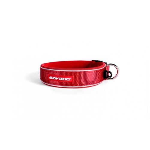 Ezydog Neo Classic Dog Collar - Medium (39-44cm) - Red