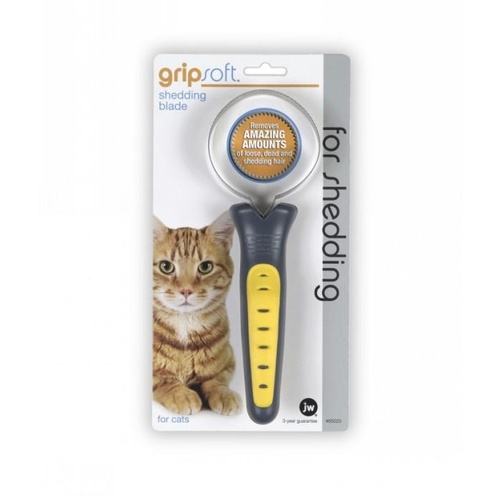 JW Grip Soft Shedding Blade for Cats