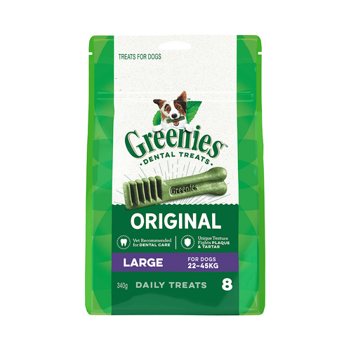 Greenies Original Dog Treats - Large - 340g (8 Pack)