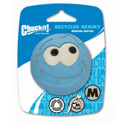 ChuckIt Recycled Remmy Dog Ball - Medium (6cm) - 1 Pack