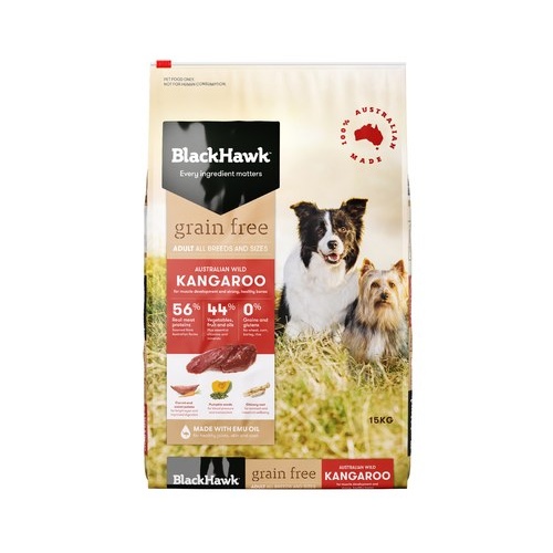 Black Hawk Grain Free Adult Dog - Kangaroo - 15kg