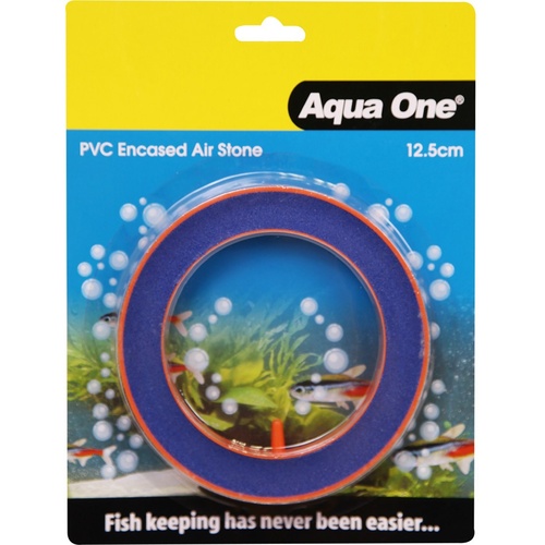 Aqua One PVC Encased Airstone Beauty Round - 12.5cm
