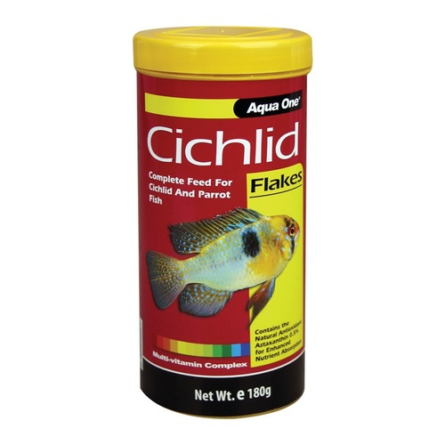 Aqua One Cichlid Flake Food - 52g
