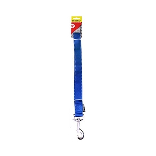 Pet One Reflective Nylon Dog Leash - 180cm x 10mm - Blue