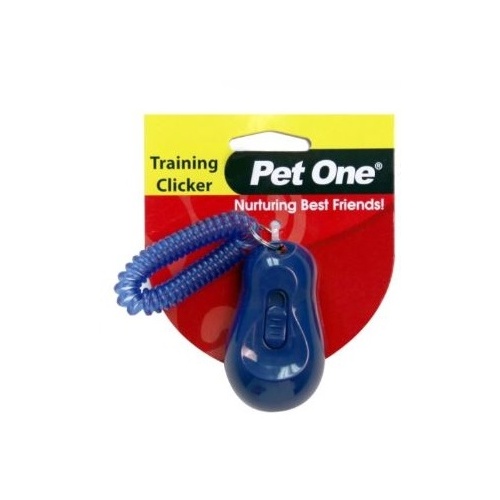 Pet One Dog Training Clicker - Blue