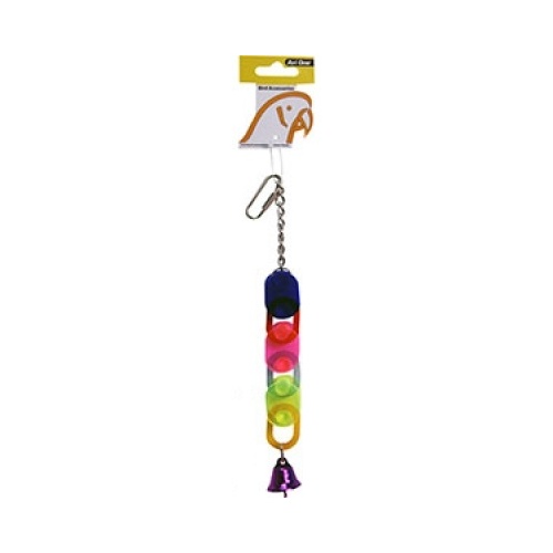 Avi One Bird Toy Acrylic 3 Chains with Bell