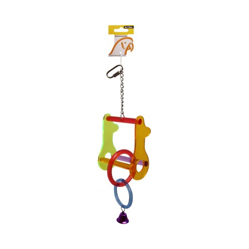 Avi One Parrot Toy Acrylic Keys with Double Loop