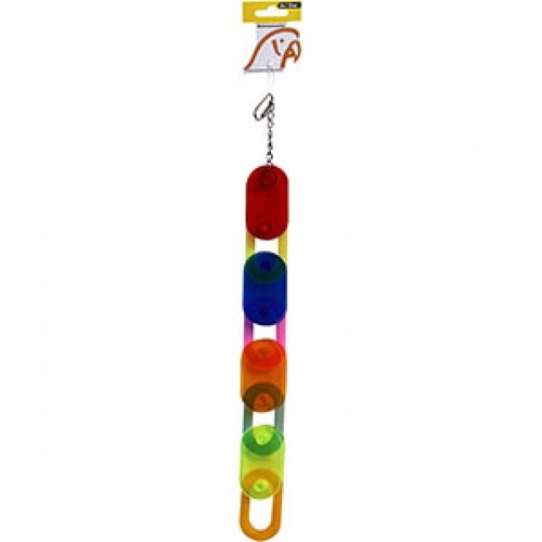 Avi One Parrot Toy Acrylic 4 Segment Big Links