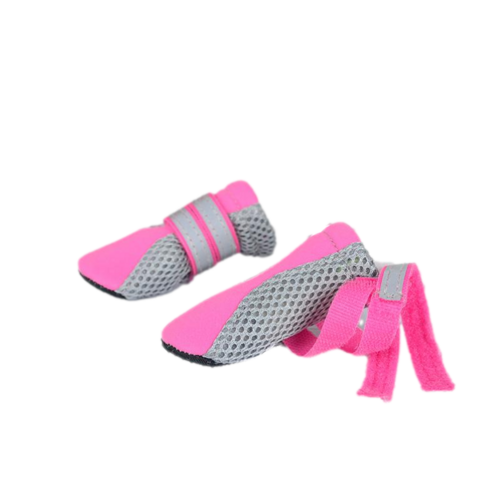 Fashion Mesh Dog Boots - Pink - Small (3.6x3cm)