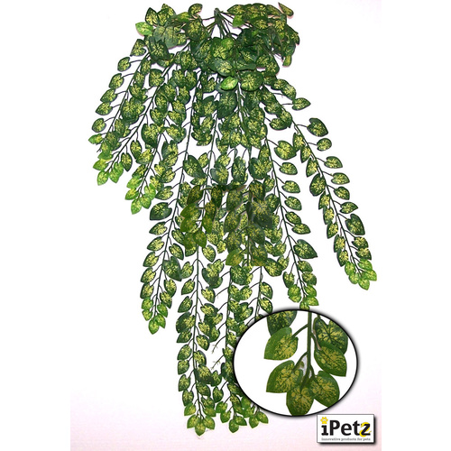 Pointed Yellow Centred Silk Plant Reptile Decoration - 85cm (URS)
